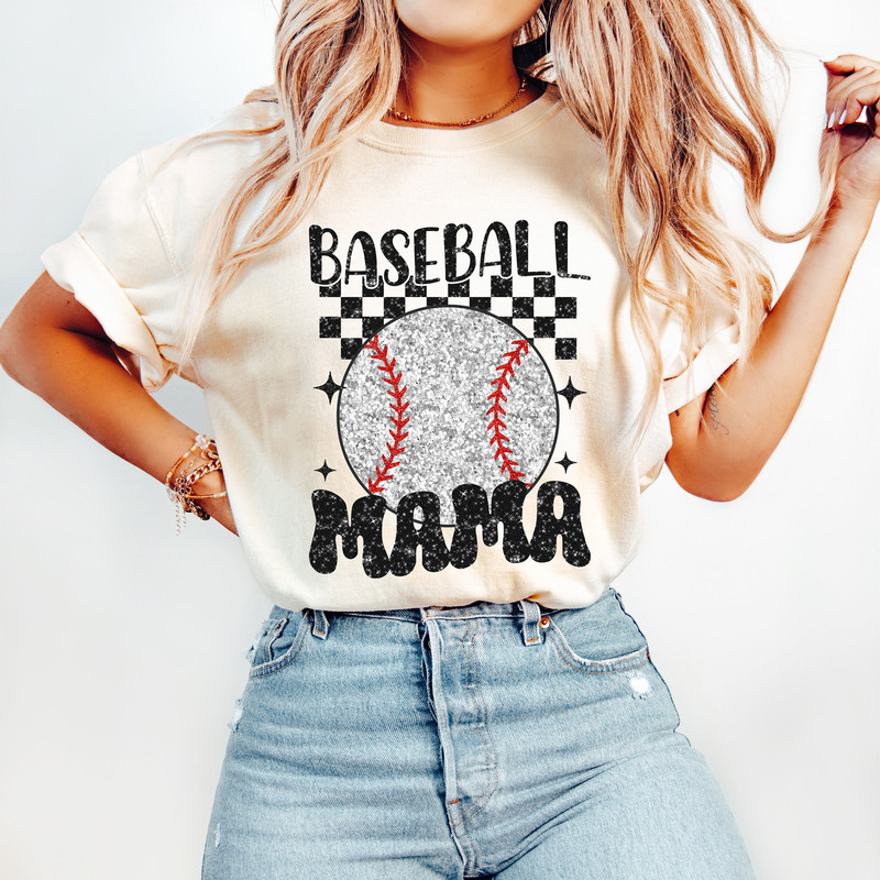 Retro Baseball Mama PNG, Glitter Baseball PNG, Sublimation Design, Digital Download Png, Sports PNG.jpg