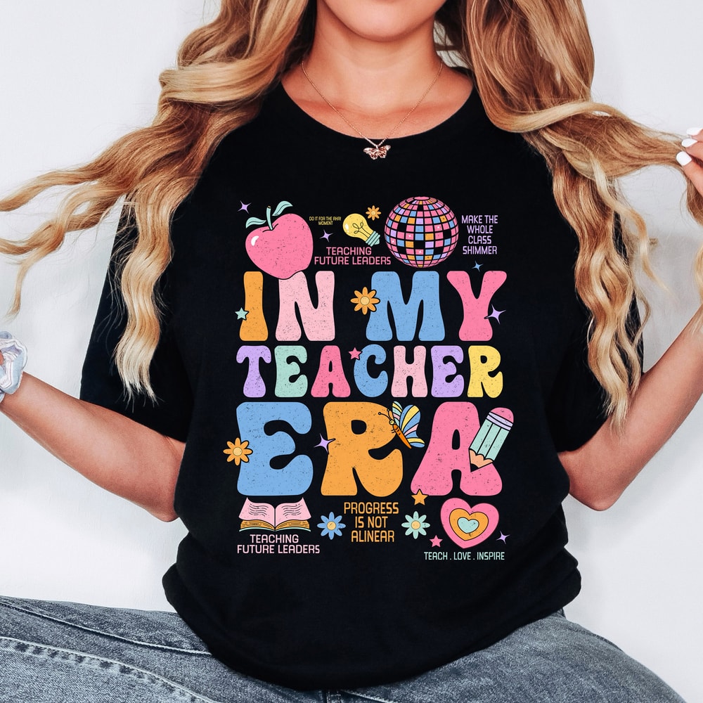 Teacher PNG, Teacher Shirt Design, Teacher Life PNG, In My Teacher Era PNG, Sublimation Design Digital Download, Teacher Appreciation Gift.jpg