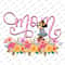 Floral Mom Mouse Png, Happy Mother's Day Png, Mama Mouse Png, Mama Mini Mouse Sublimation, Mama Life Png, Best Mom Ever Png, Gift for Mom.jpg