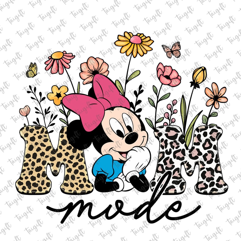 Floral Mouse Mom Mode Png, Happy Mother's Day Png, Leopard Mama Mouse Png, Mama Mini Mouse, Mama Life Png, Best Mom Ever Png, Gift for Mom.jpg