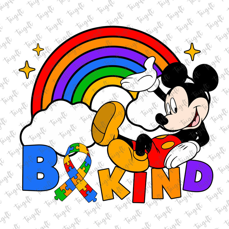 Be Kind Mouse Autism Ribbon Puzzle Piece Svg, Autism Awareness Svg, Mouse And Friends, Autism Acceptance, Cartoon Autism, Autism Support 1.jpg