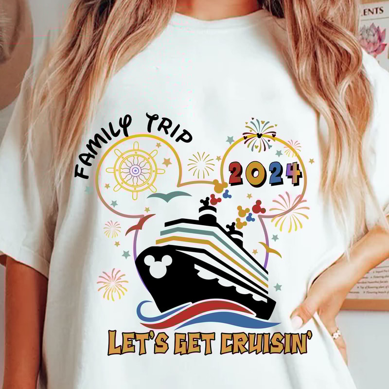 Family Trip 2024 Let's Get Cruisin Png, Cruise Vacation 2023 Png, Mouse New Year Png, Mouse And Friends, 2024 Party Png, New Year Holiday.jpg