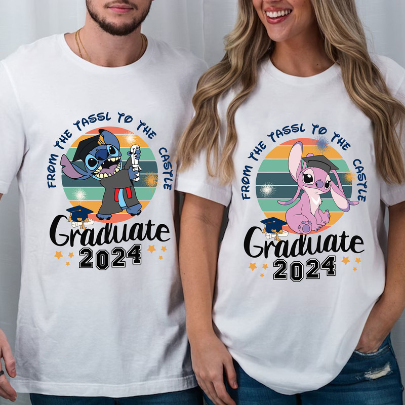 Graduate From The Tassel To The Castle 2024 Png, Graduation Senior 2024 Png, Character Png, Class of 2024, Tassel to Castle, Magical Kingdom.jpg