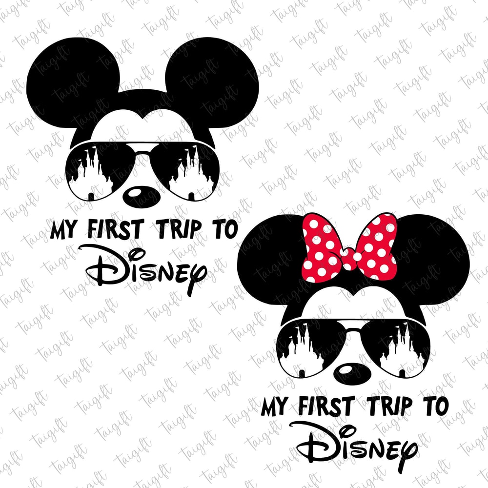 My First Trip Svg, Family Trip 2024 SVG, Family Vacation SVG, Mouse Head SVG, Magical Kingdom Svg, Svg, Png Files For Cricut Sublimation.jpg