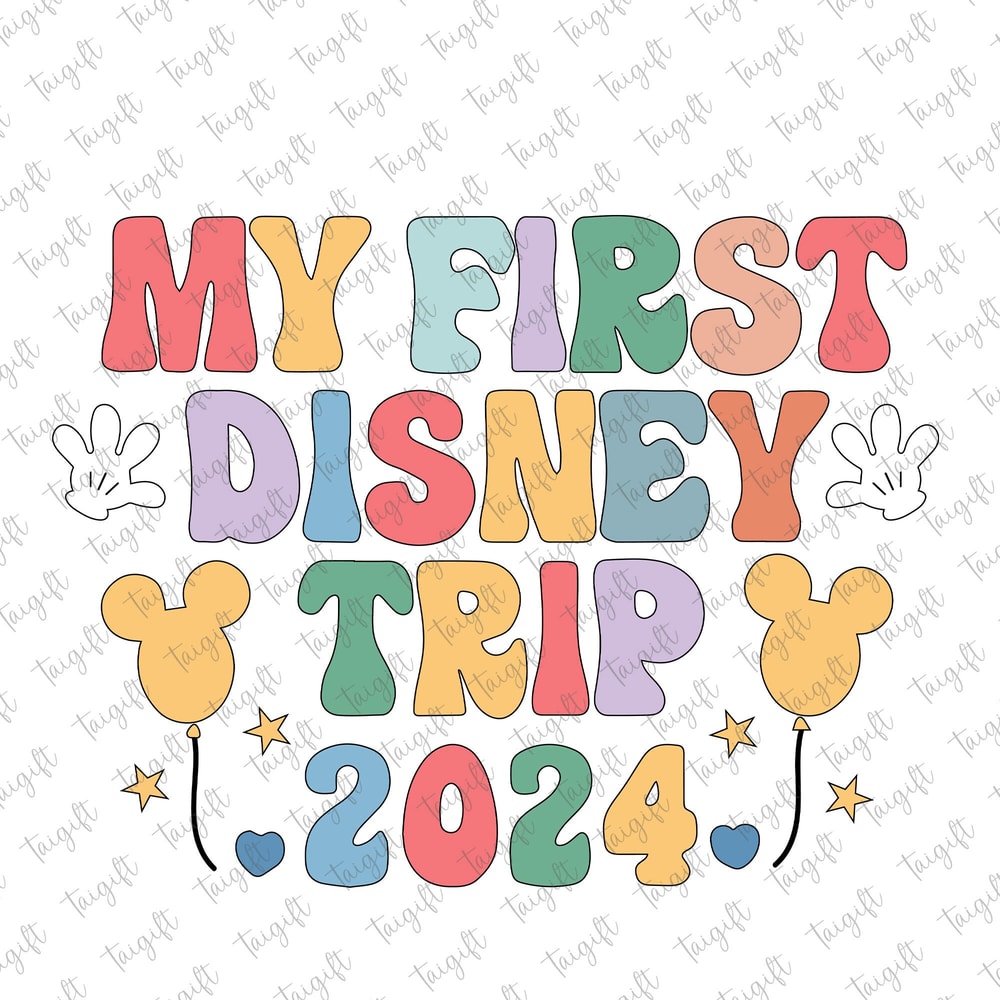 Retro My First Trip 2024 Svg, Family Trip Svg, Family Vacation Svg, Magical Kingdom Svg, Matching Family Svg, Vacay Mode Svg, Png, Svg File.jpg