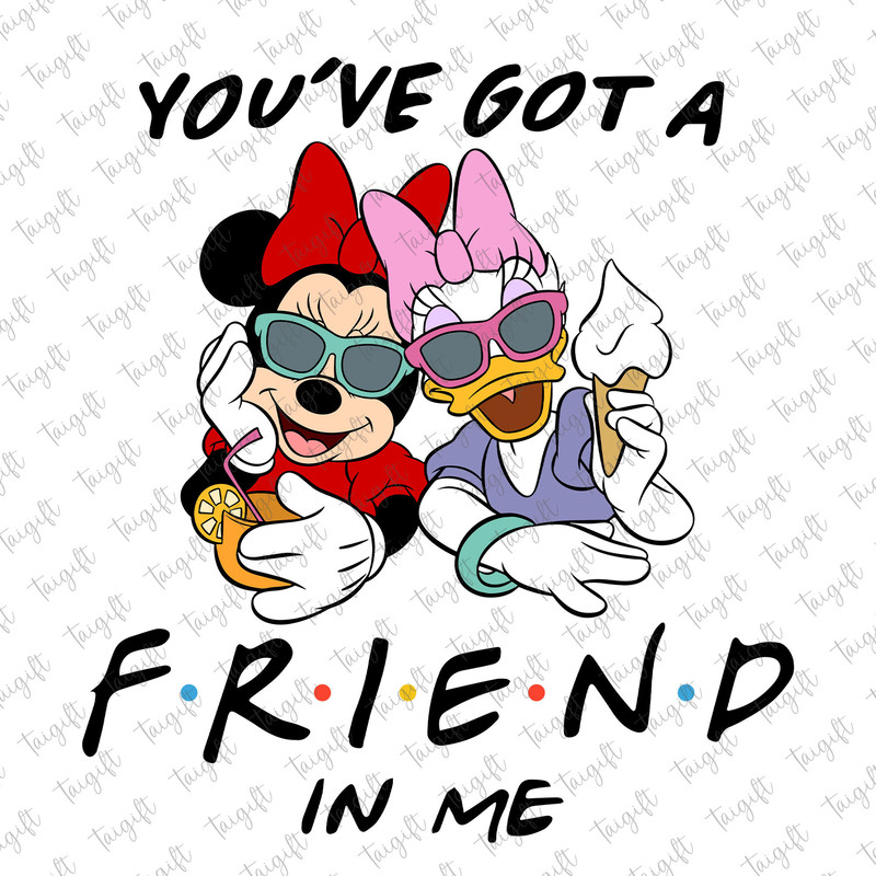 You've Got a Friend In Me Svg, Miss Mouse and Friend Svg, Best Friends Svg, Miss Mouse and Miss Duck Pose, Besties, Friendship, Vayca Mode.jpg