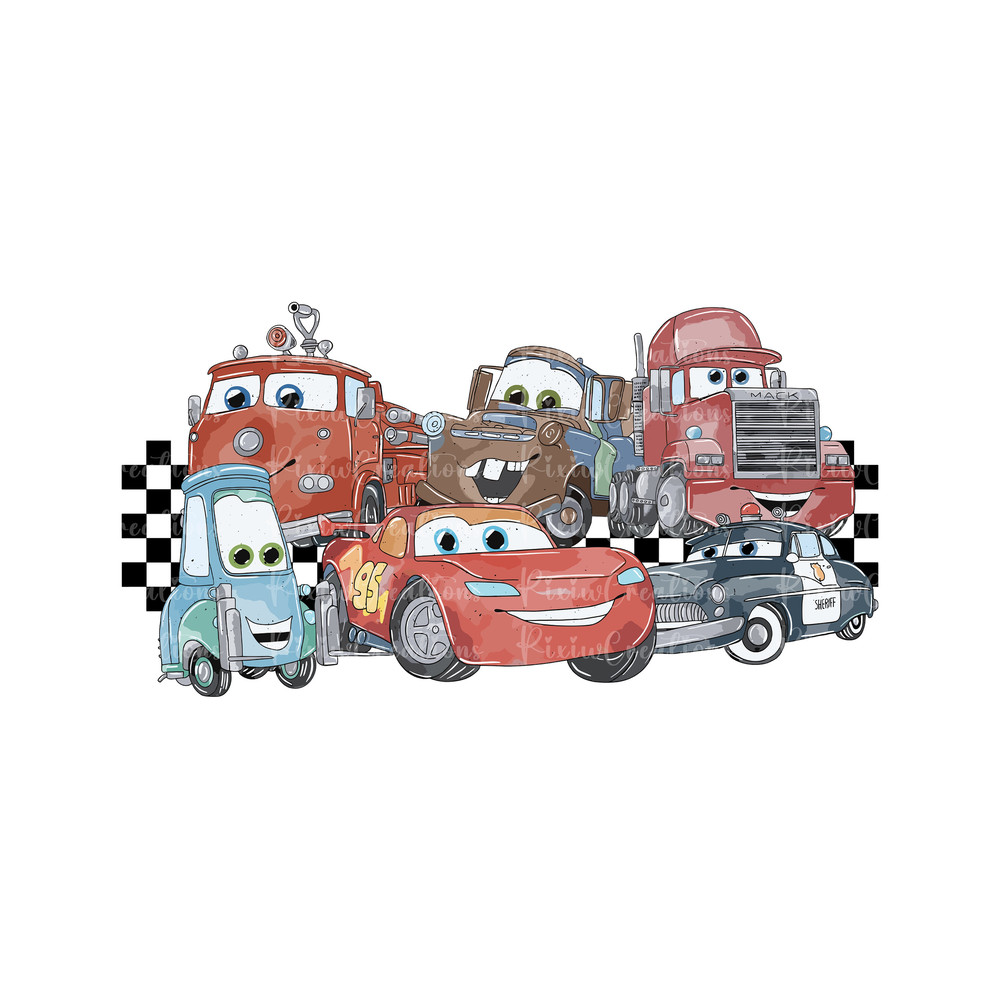 Cars Png, Lightning McQueen Png, Think Fast Cars Png, Png Cars Sublimation Design, Only Png, Digital File, Instant Download.jpg