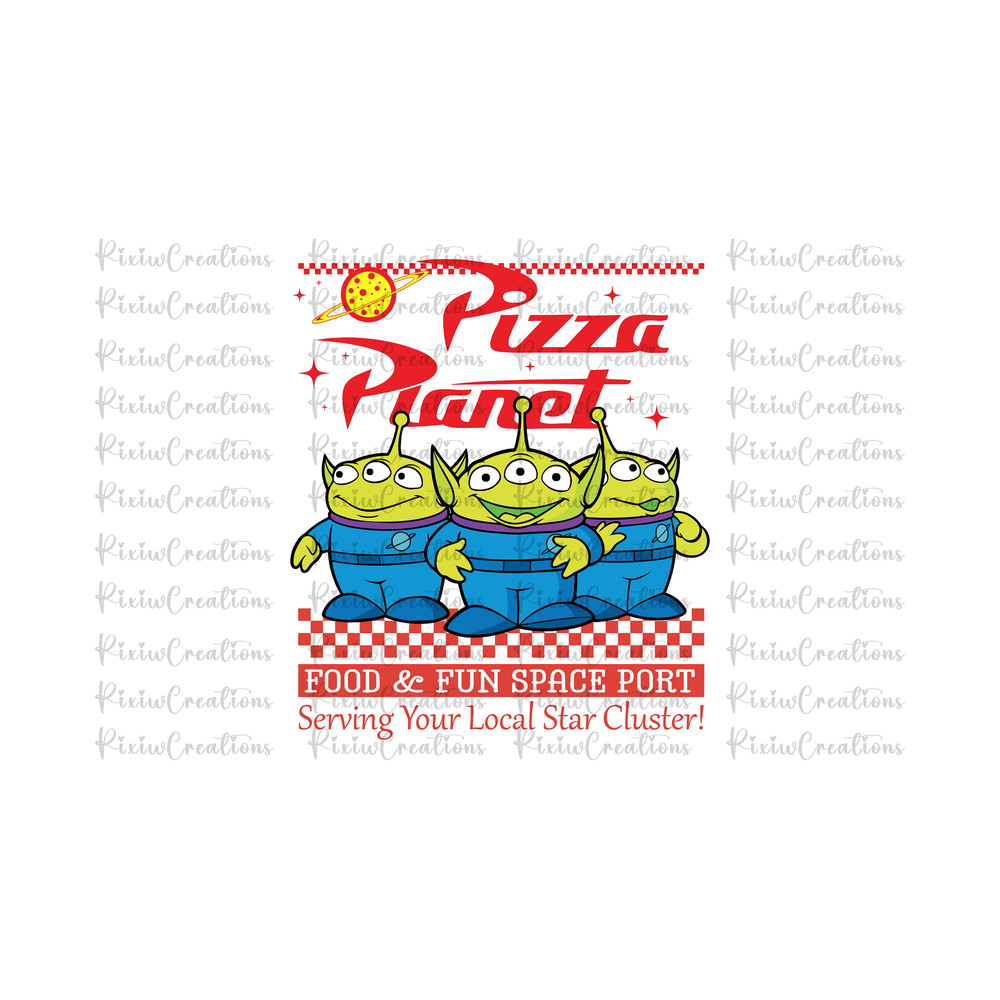 Pizza Planet Png, Pizza Planet Svg, Aliens Svg Png, Foods and Drinks Svg, Pizza Box Party Svg Png, Pizza Restaurant Svg, Digital Download.jpg