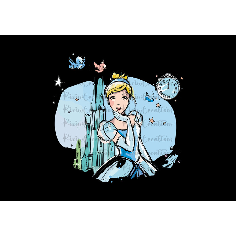 Retro Cinderella Png, Princess Png, Retro Cinderella Princess Png, Cinderella Png, Cinderella Princess Png, Princess Retro Png, Only Png.jpg