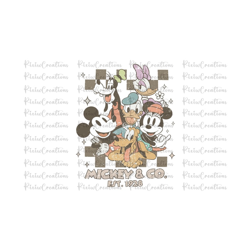 Retro Mickey & Company PNG, Family Vacation png, Family Trip Png, Vacay Mode Png, Magic Kingdom Png, Mickey Png, Mouse Png, Digital File.jpg