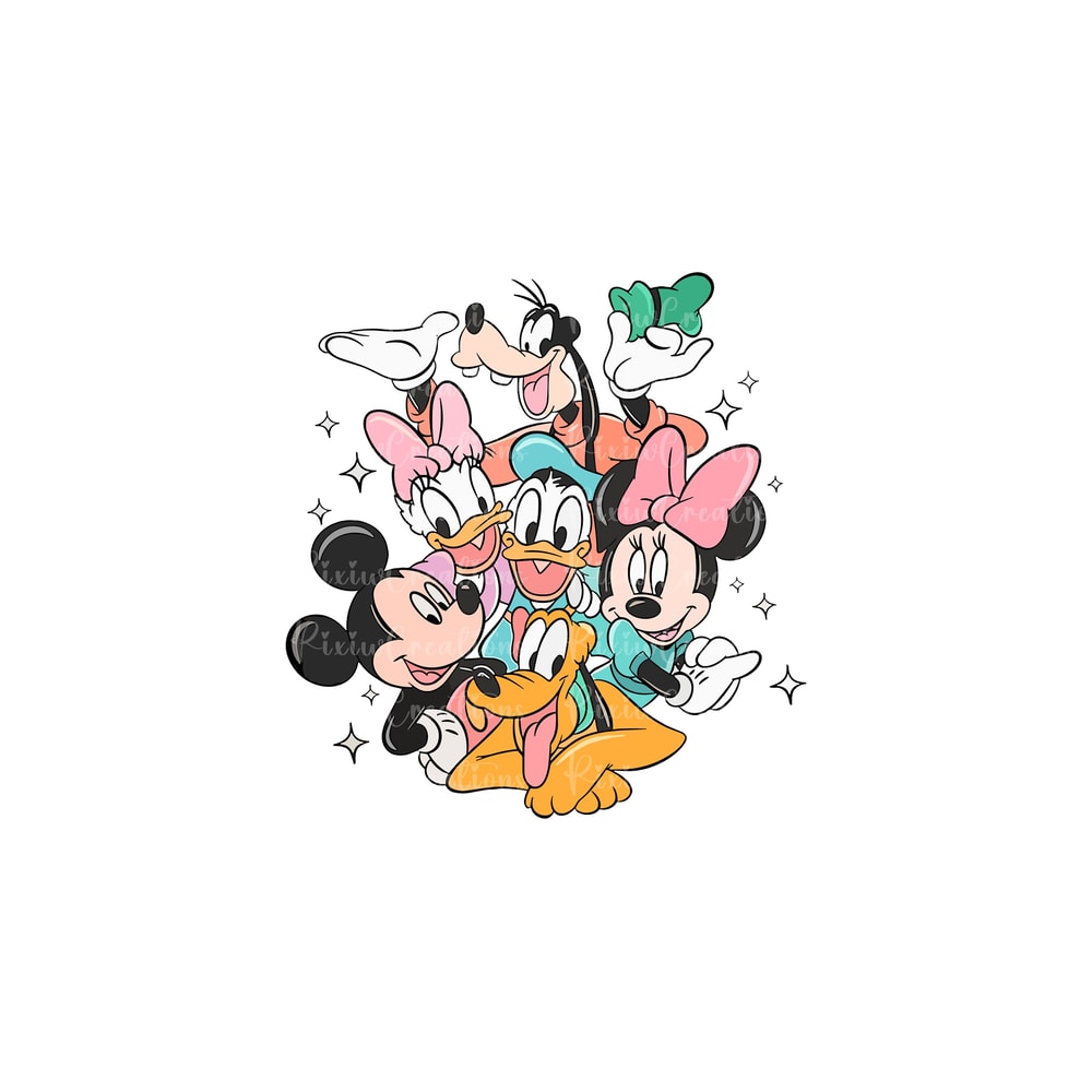 Retro Mickey & Company PNG, Family Vacation png, Family Trip Png, Vacay Mode Png, Mickey Png, Mouse Png, Digital File.jpg