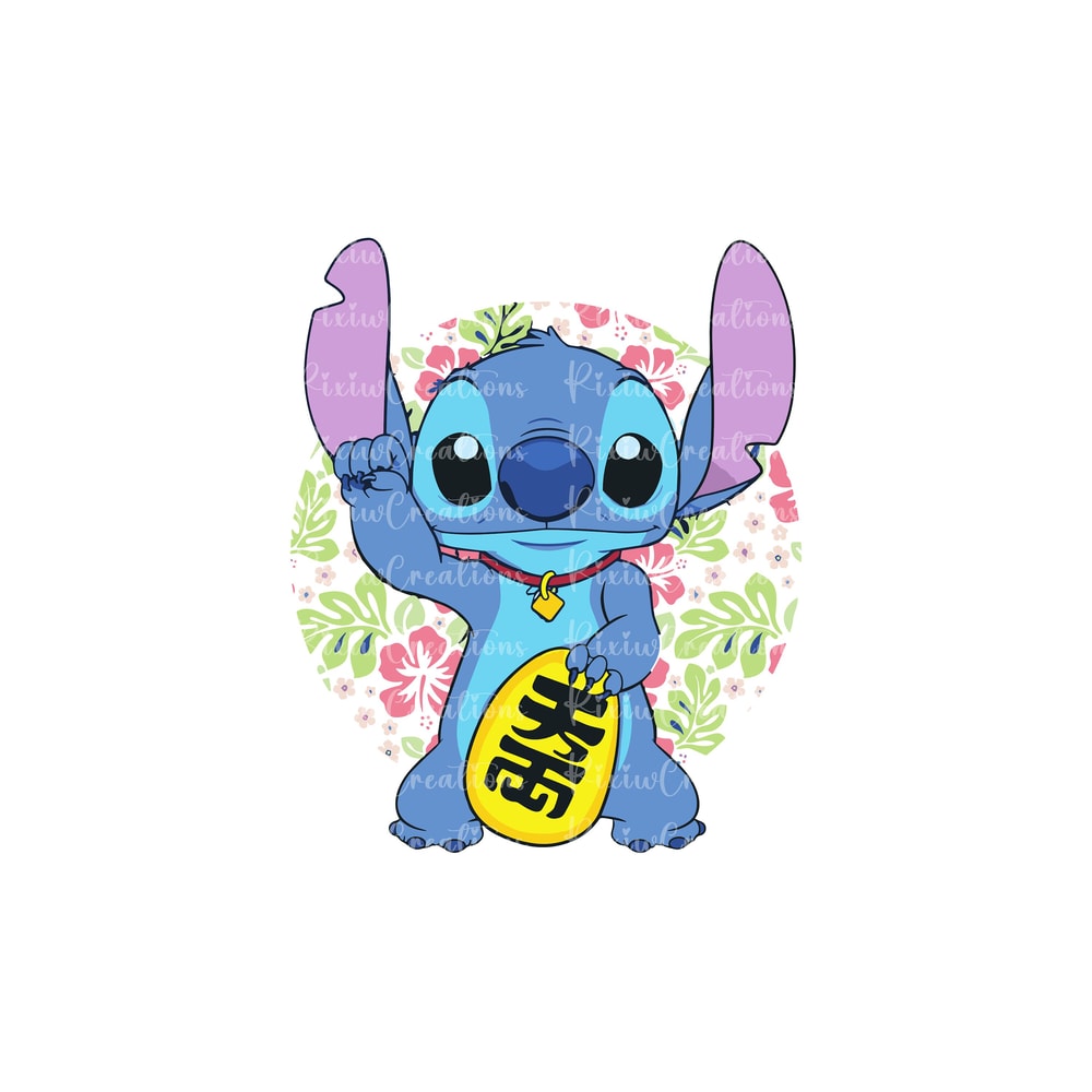 Stitch Png, Retro Stitch Png, Stitch Shirt Png, Stitch Floral Png, Funny Character Png, Summer Png, Only Png, Digital File.jpg