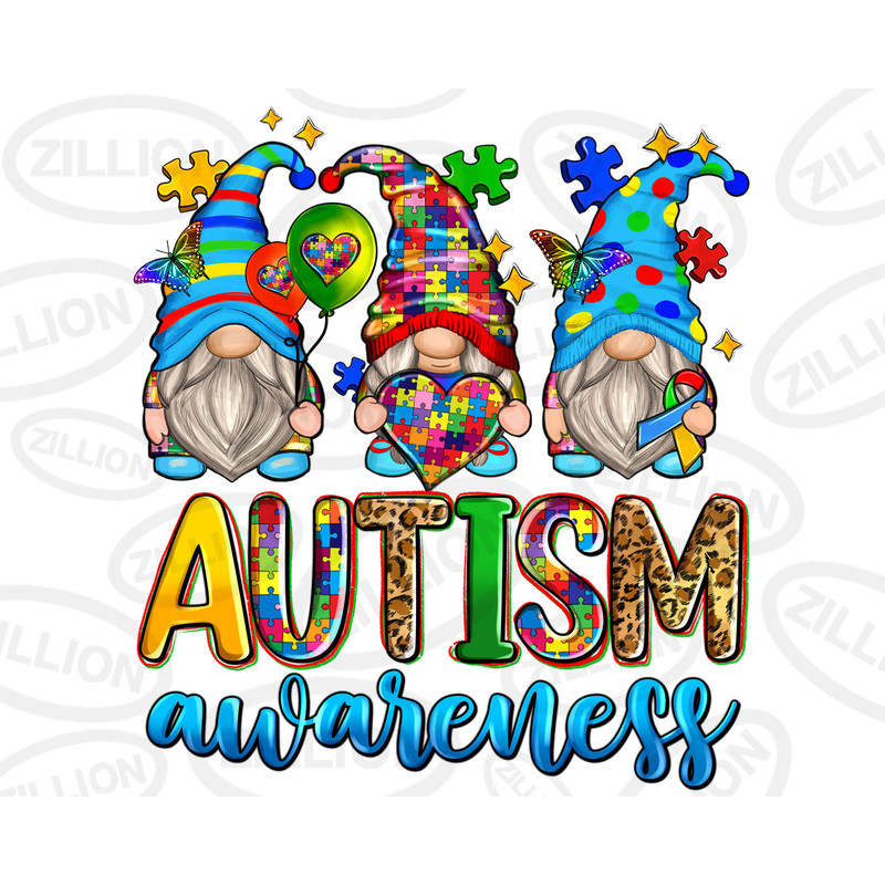 Autism Awareness gnomes png sublimation design download, Autism Awareness png, western Autism png, sublimate designs download.jpg