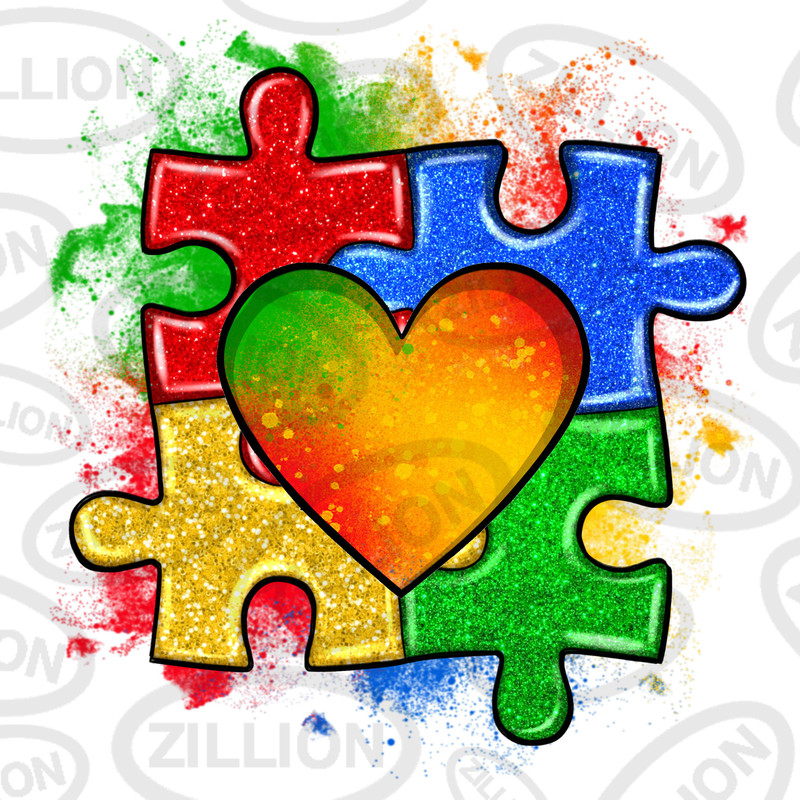 Autism puzzle pieces heart png sublimation design download, Autism Awareness png, Autism puzzle png, Autism png, sublimate designs download.jpg