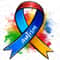 Autism ribbon png sublimation design download, Autism Awareness png, Autism png, awareness ribbon png, sublimate designs download.jpg