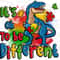 It's ok to be different Autism T-rex png sublimation design download, Autism Awareness png, Autism png, Autism heart png, sublimate download.jpg
