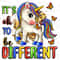 It's ok to be different png sublimation design download, Autism Awareness png, cute unicorn png, Autism png, sublimate designs download.jpg