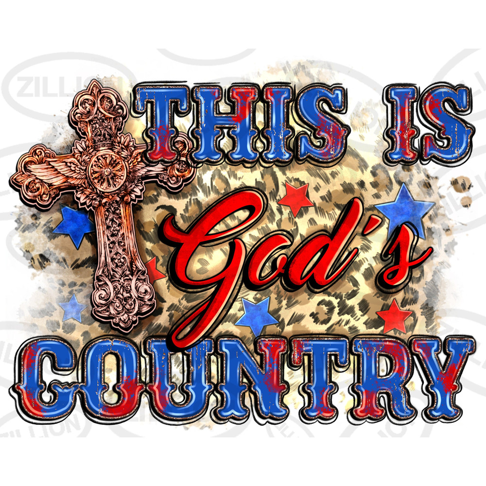 This is god's country png sublimation design download,fancy cross png,4th of July png,Christian png, Independence Day png,sublimate download.jpg