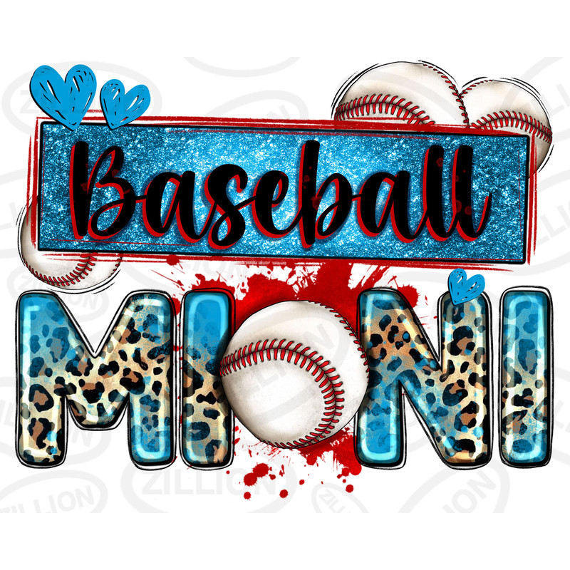Baseball mini with leopard png sublimation design download, sport png, sport mini png, western mini png, sublimate designs download.jpg