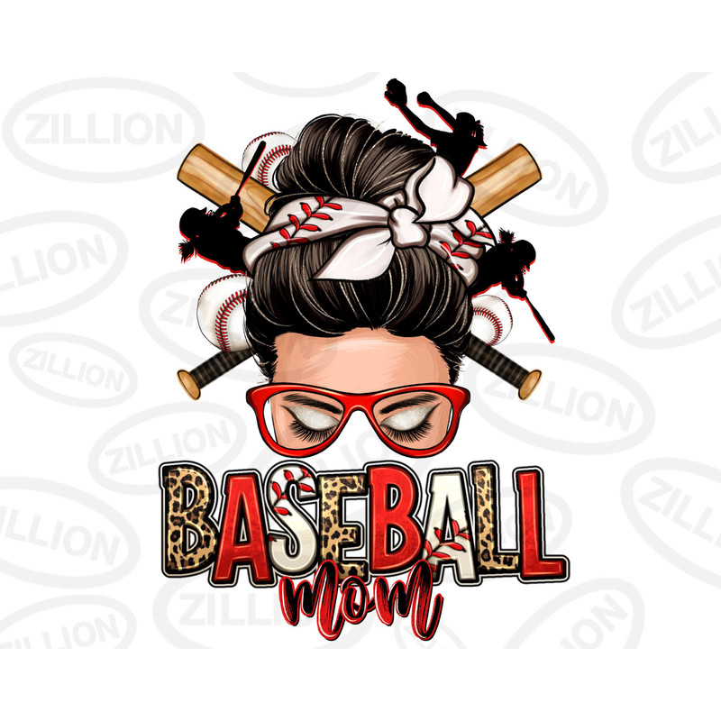 Baseball mom messy bun png sublimation design download, Baseball png,game day png, sport mom png, sport messy bun png, sublimate download.jpg