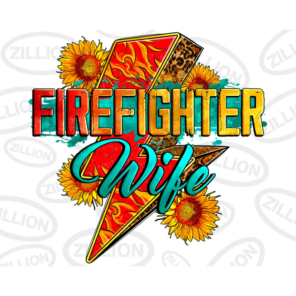 Firefighter wife with lightning bolt png sublimation design download, wife png, Firefighter png, wife love png, sublimate designs download.jpg