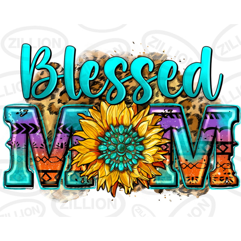 Blessed mom sunflower png sublimation design download, Mother's Day png, western png background, mama png, sublimate designs download.jpg