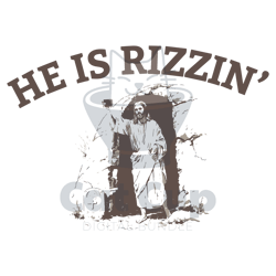 he is rizzin funny easter jesus taking a tomb selfie svg digital file