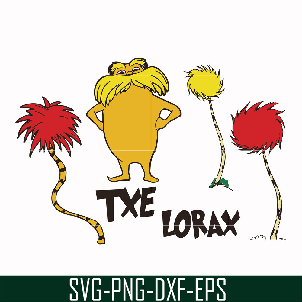 DR000149-TXE Lorax svg, png, dxf, eps file DR000149.jpg