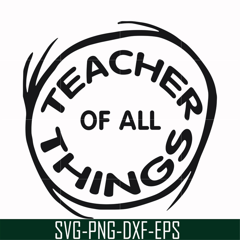 DR000161-Teacher of all things svg, png, dxf, eps file DR000161.jpg