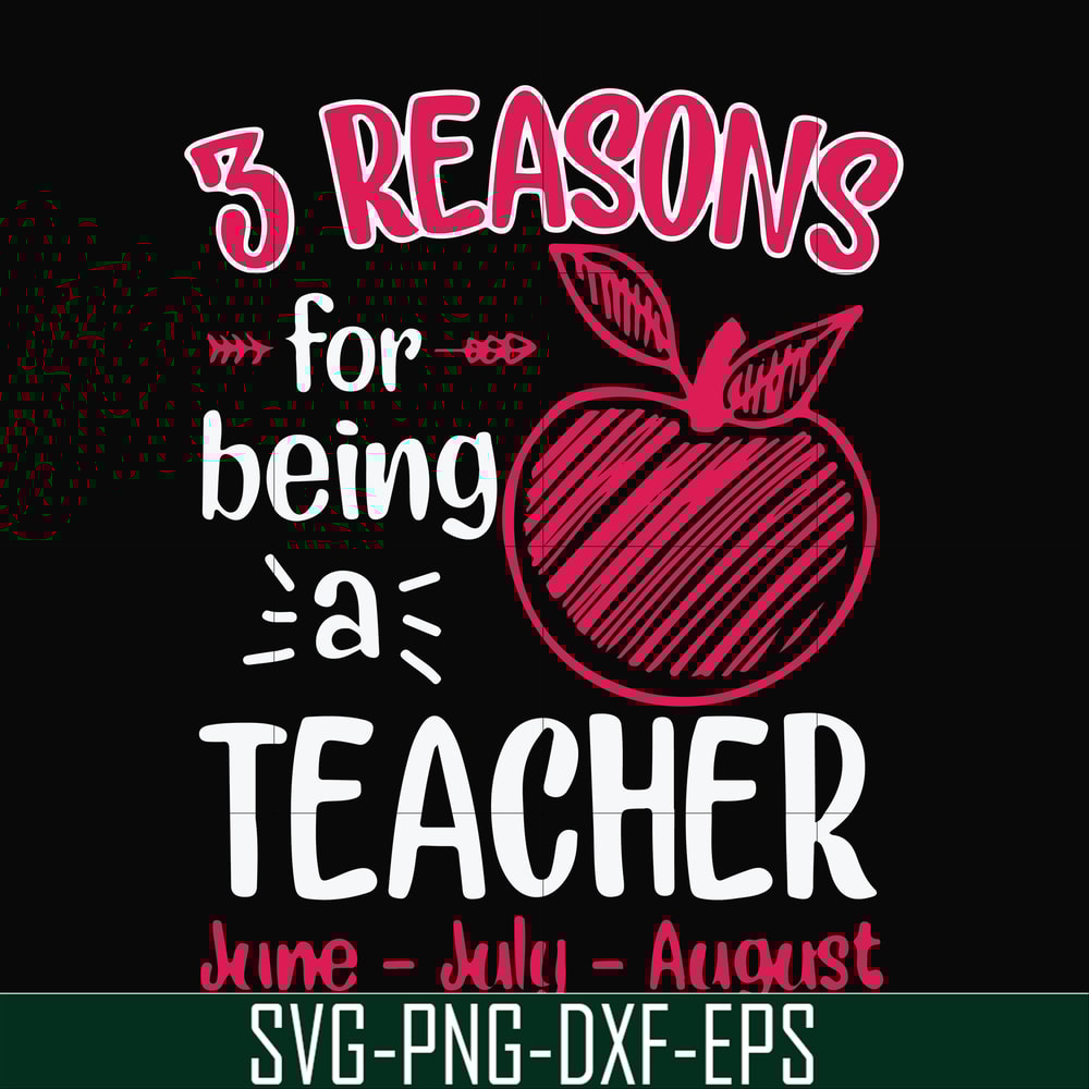 FN000630-3 reasons for being a teacher svg, png, dxf, eps file FN000630.jpg