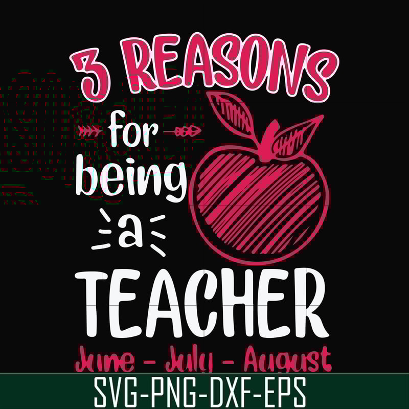 FN000630-3 reasons for being a teacher svg, png, dxf, eps file FN000630.jpg