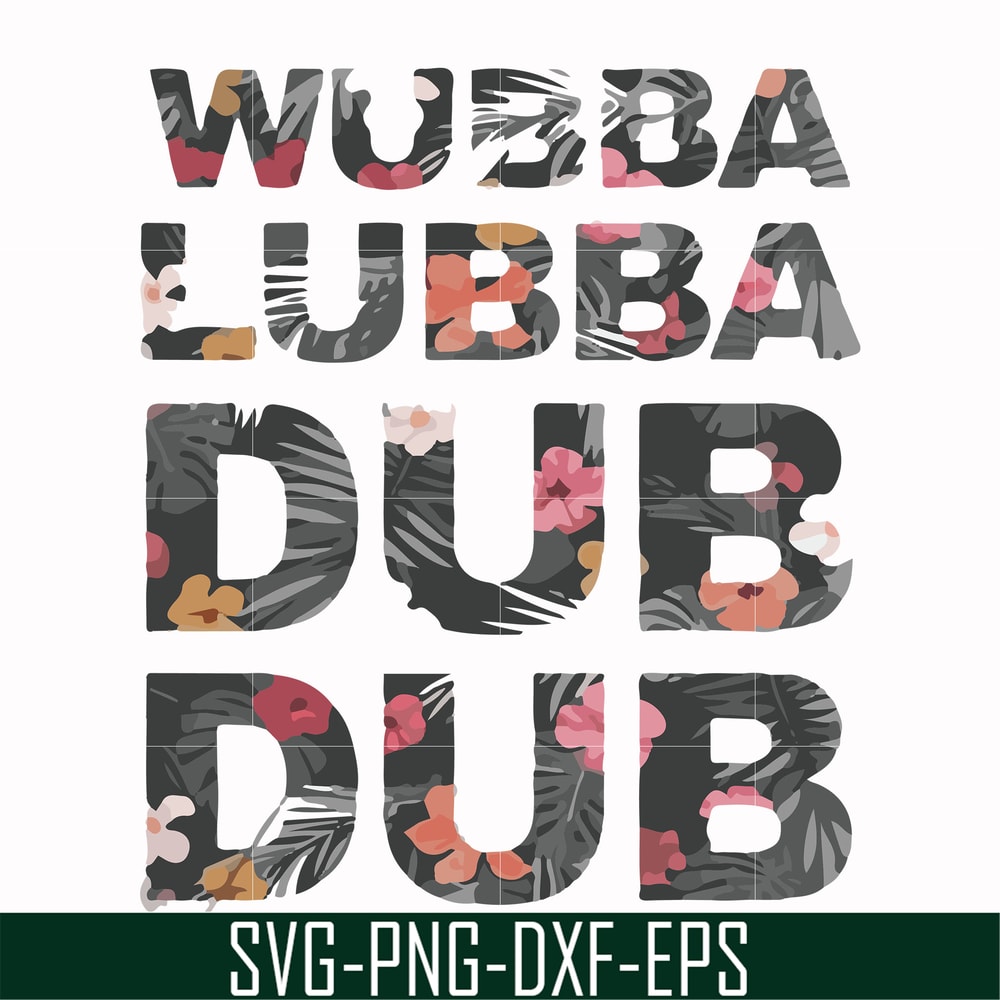 FN000764-Wubba lubba dub dub svg, png, dxf, eps file FN000764.jpg