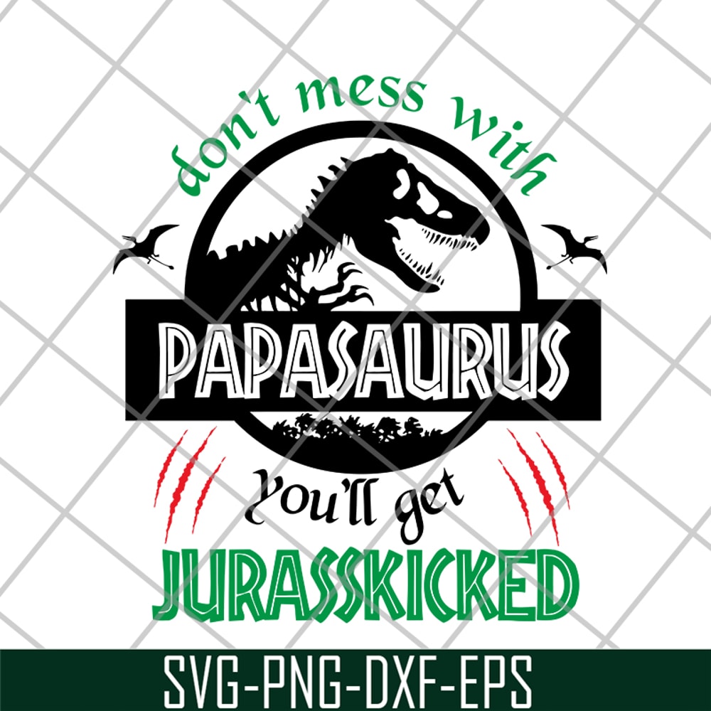 FTD24052103-Papa Saurus svg, png, dxf, eps digital file FTD24052103.jpg