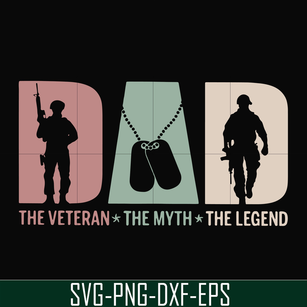 FTD28-The veteran the myth the legend svg, png, dxf, eps, digital file FTD28.jpg