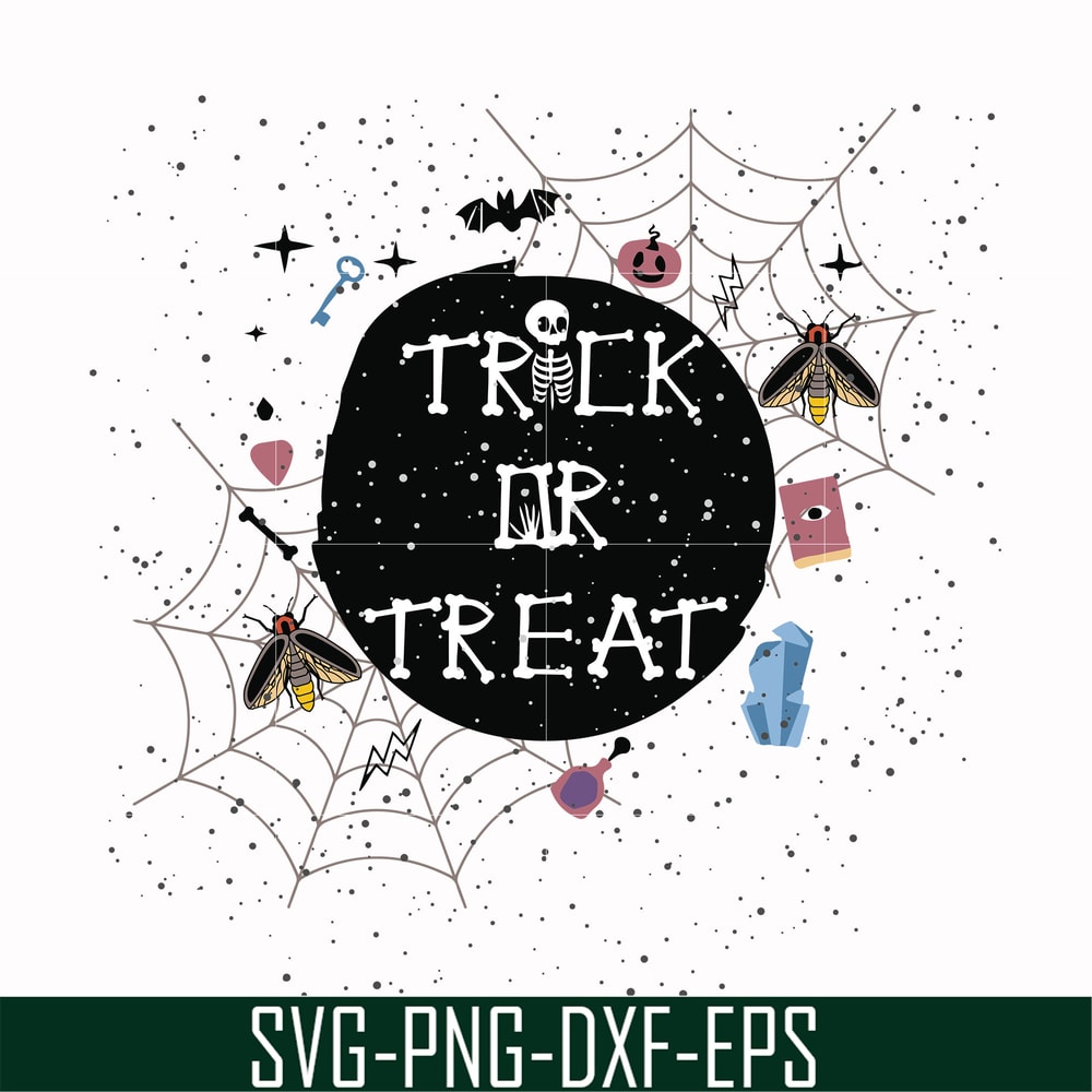 HLW17072017-Trick or treat svg, png, dxf, eps digital file HLW17072017.jpg