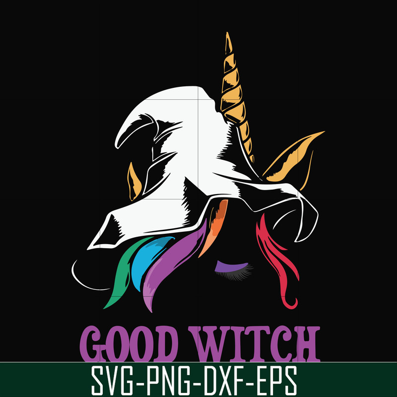 HLW1707208-Halloween Trick or Treat Unicorn Good Witch svg, png, dxf, eps digital file HLW1707208.jpg