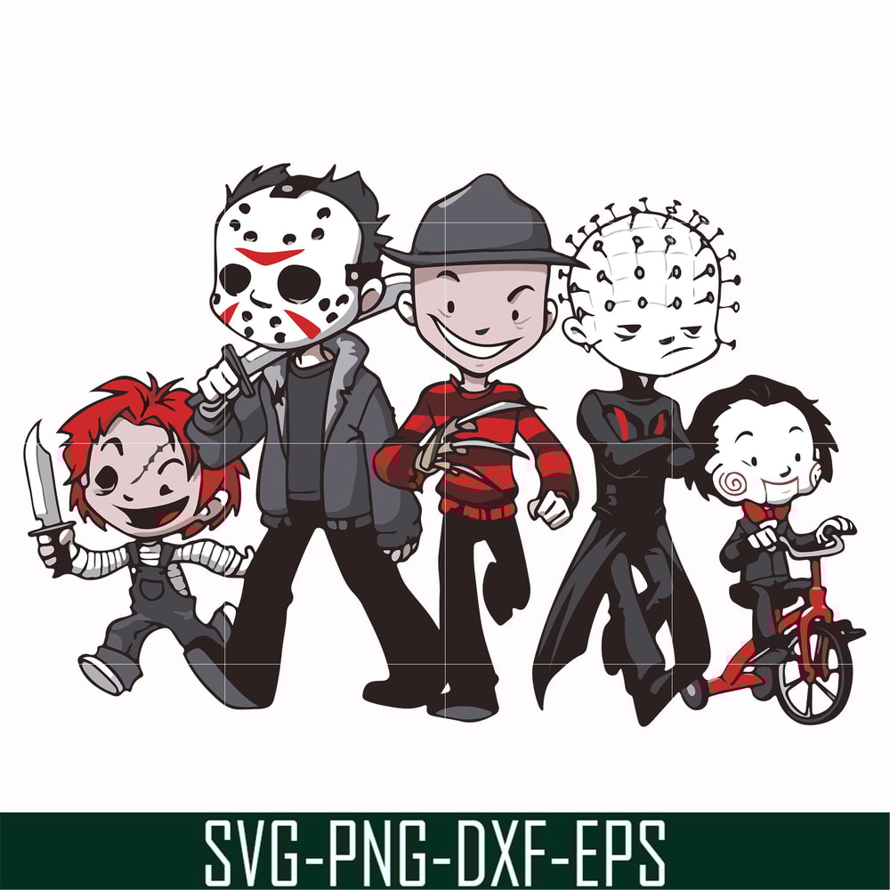 HLW2307205-Scary Friends Horror svg, Halloween svg, png, dxf, eps digital file HLW2307205.jpg