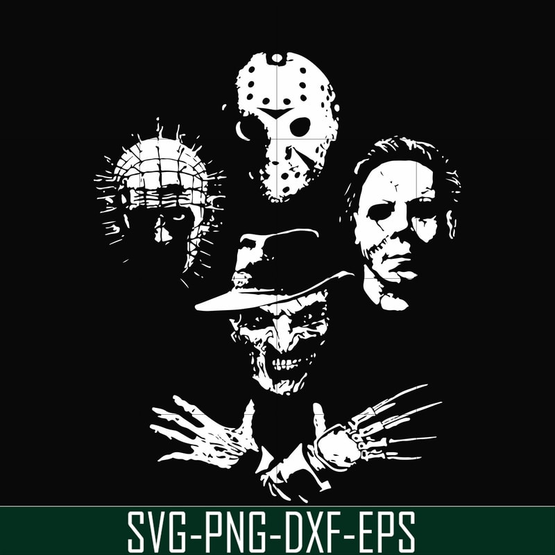 HLW2307207-Scary Friends Horror svg, Halloween svg, png, dxf, eps digital file HLW2307207.jpg