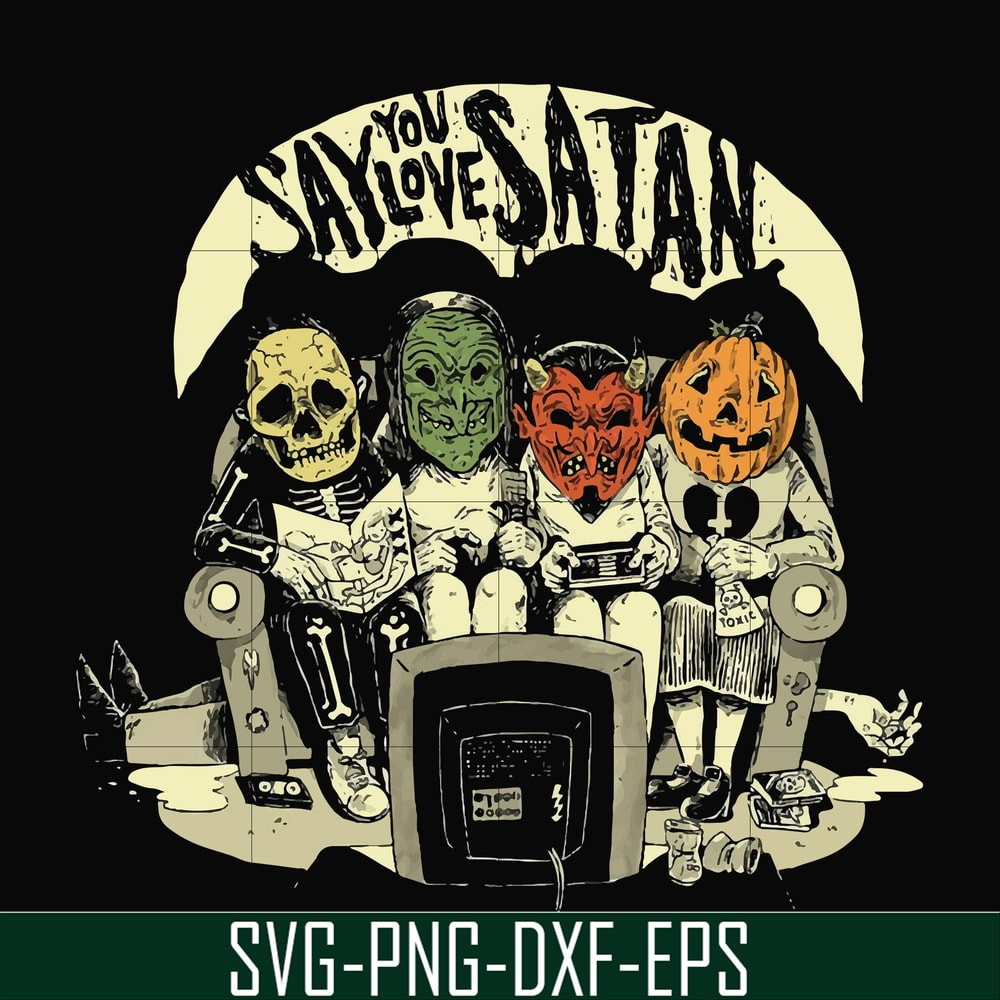 HLW2407202-Say you love satan svg, halloween svg, png, dxf, eps digital file HLW2407202.jpg