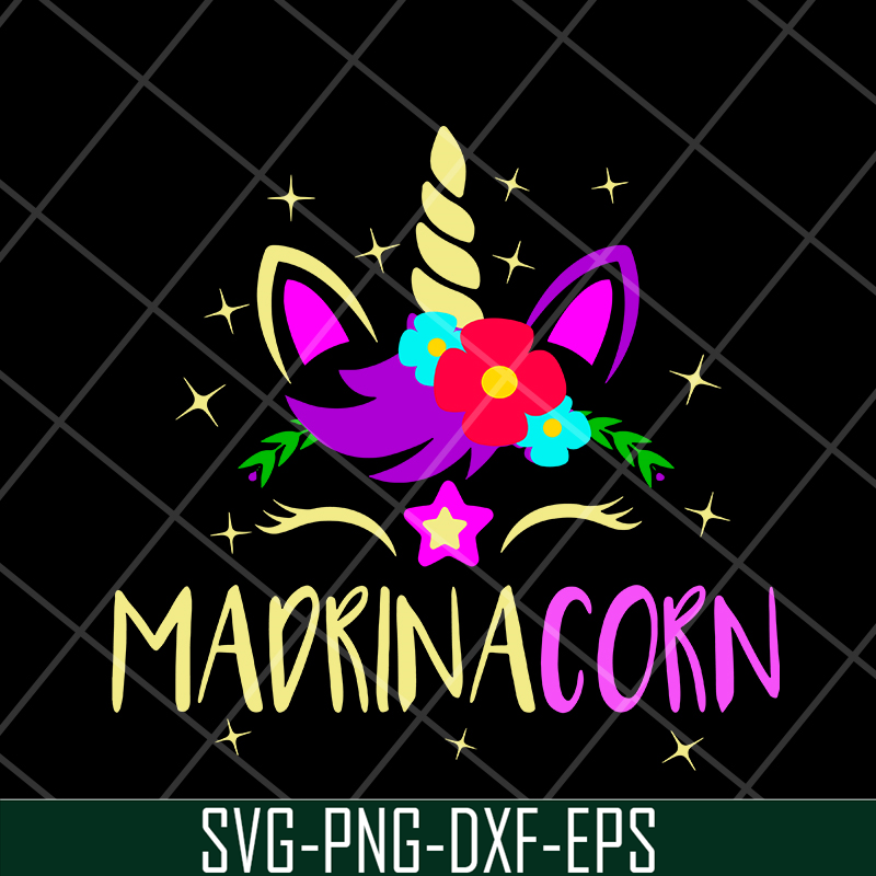 MTD03042128-Madrinacorn svg, Mother's day svg, eps, png, dxf digital file MTD03042128.jpg