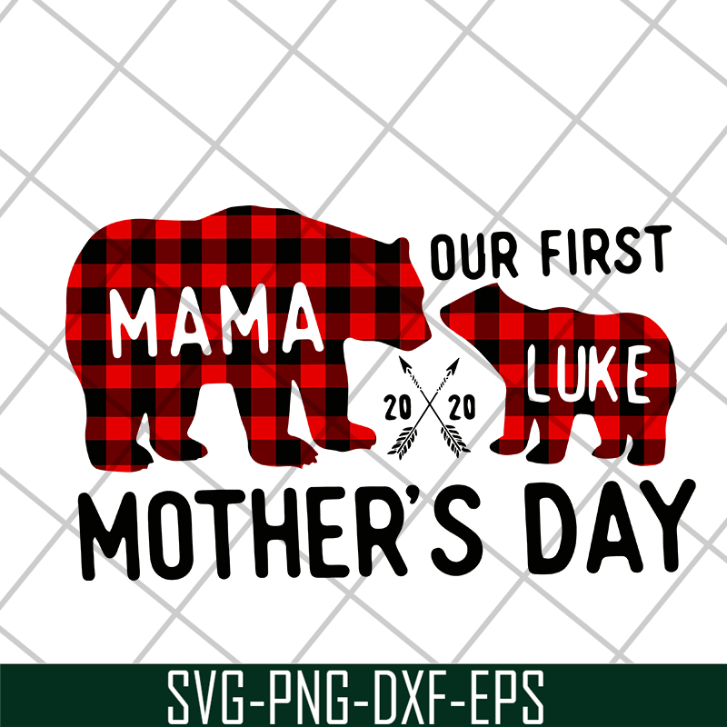 MTD04042113-Mama our first svg, Mother's day svg, eps, png, dxf digital file MTD04042113.jpg