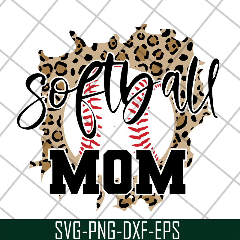MTD05042109-Sofball mom svg, Mother's day svg, eps, png, dxf digital file MTD05042109.jpg