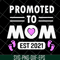 MTD15042104-Promoted to mom 2021 svg, Mother's day svg, eps, png, dxf digital file MTD15042104.jpg