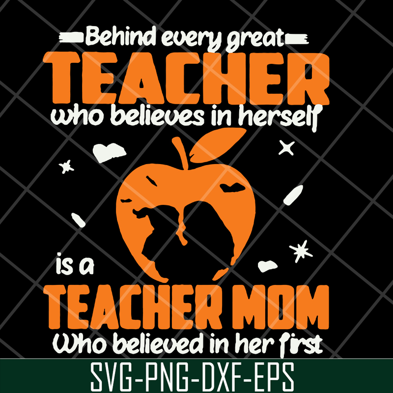 MTD15042109-Teacher mom svg, Mother's day svg, eps, png, dxf digital file MTD15042109.jpg