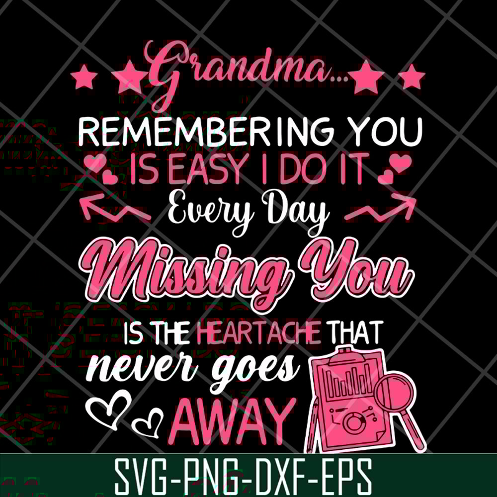 MTD15042129-Grandma remembering you svg, Mother's day svg, eps, png, dxf digital file MTD15042129.jpg