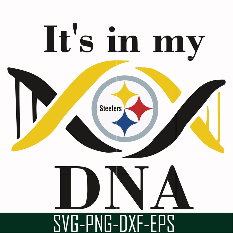 NFL0000178-Steelers it's in my DNA, svg, png, dxf, eps file NFL0000178.jpg