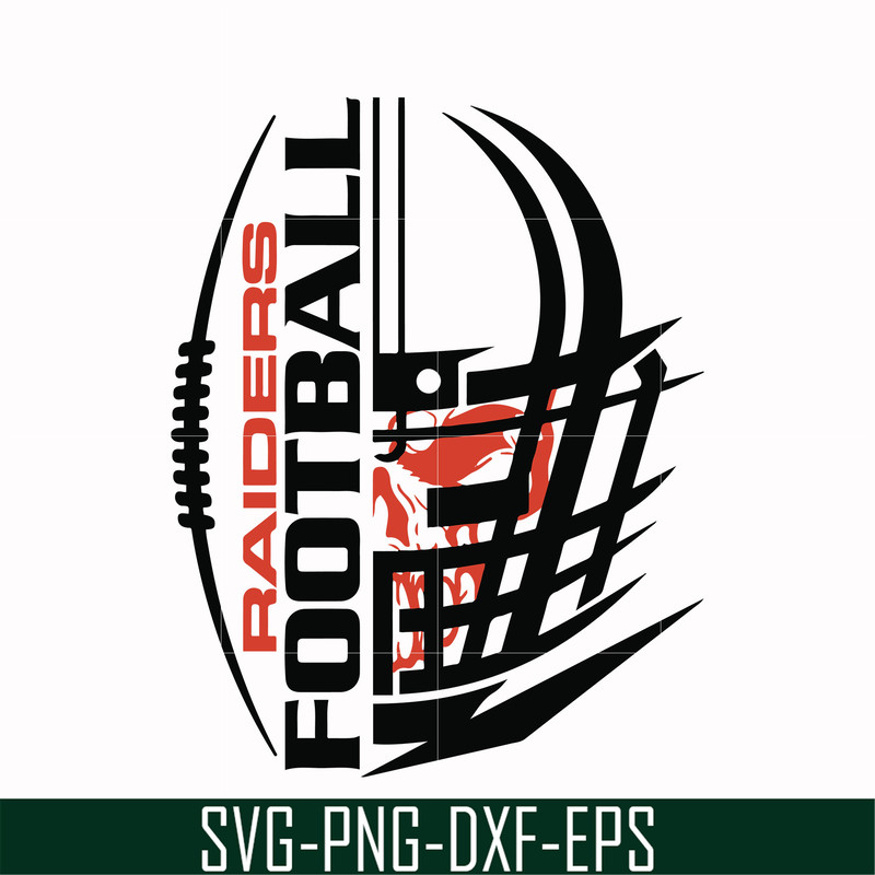 NFL0000184-Raiders football, svg, png, dxf, eps file NFL0000184.jpg