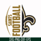 NFL000079-Saints football, svg, png, dxf, eps file NFL000079.jpg