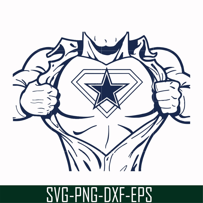 NFL000088-Superman Cowboys, svg, png, dxf, eps file NFL000088.jpg