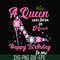 BD0003-A queen was born in March svg, birthday svg, queens birthday svg, queen svg, png, dxf, eps digital file BD0003.jpg